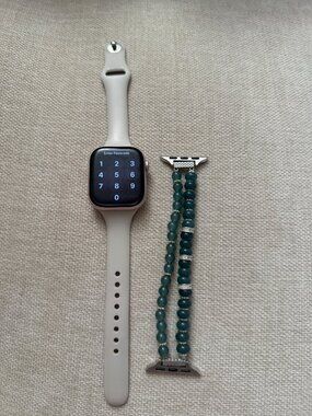 Beaded Apple Watch Band Crystal 42mm Compatible